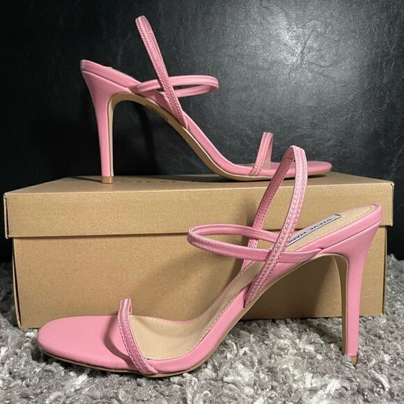 NIB Steve Madden Snap Strappy Heels - Picture 1 of 9